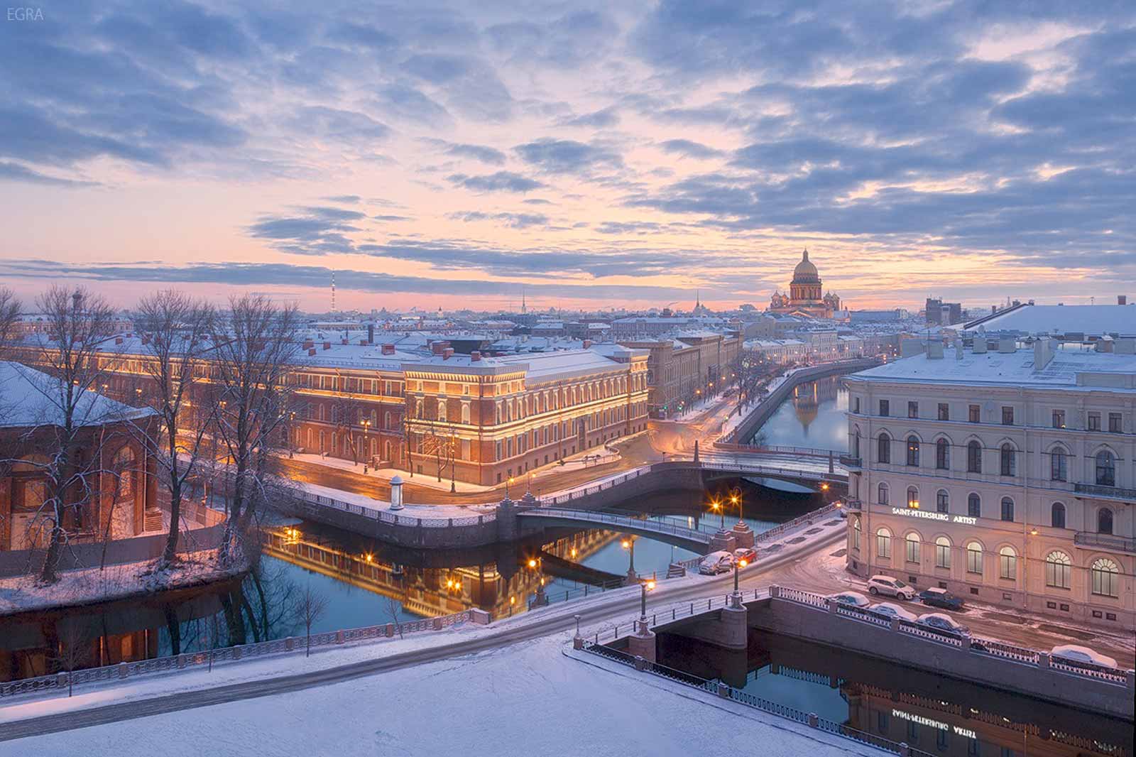 St Petersburg in winter
