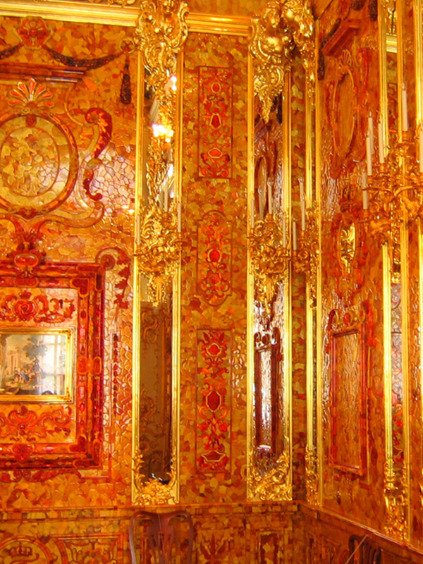 Le Palais de Catherine à Tsarskoïe Selo, Russie