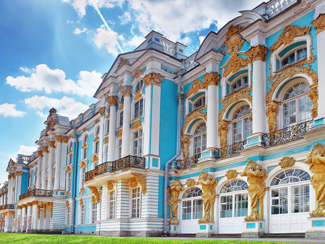 Palacio de Catalina y el parque (en Pushkin). Excursiones y tours por San Petersburgo en español