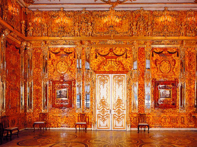Le Palais de Catherine à Saint-Pétersbourg, Russie