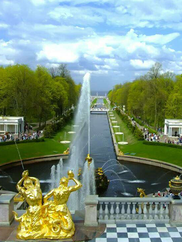 Tour di Grande Palazzo e Parco di Peterhof e visita al Palazzo di Caterina